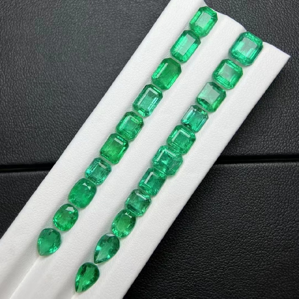 天然高性价比优质祖母绿裸石2-4ct