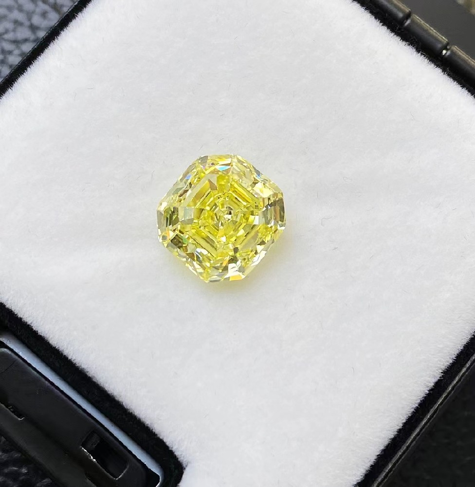 7.5ct天然投资型收藏品黄钻裸石GIA